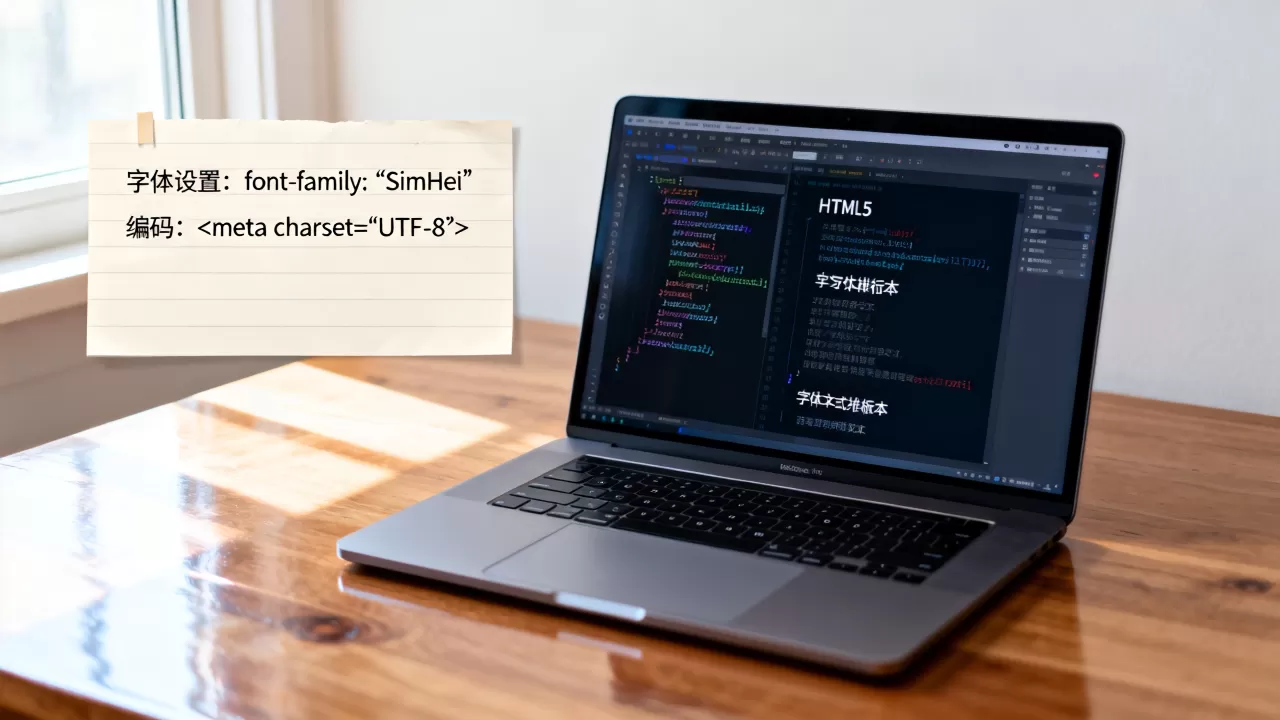 HTML5中文字排版乱码怎么办?如何设置中文字体 HTML5中文字排版乱码怎么办?如何设置中文字体