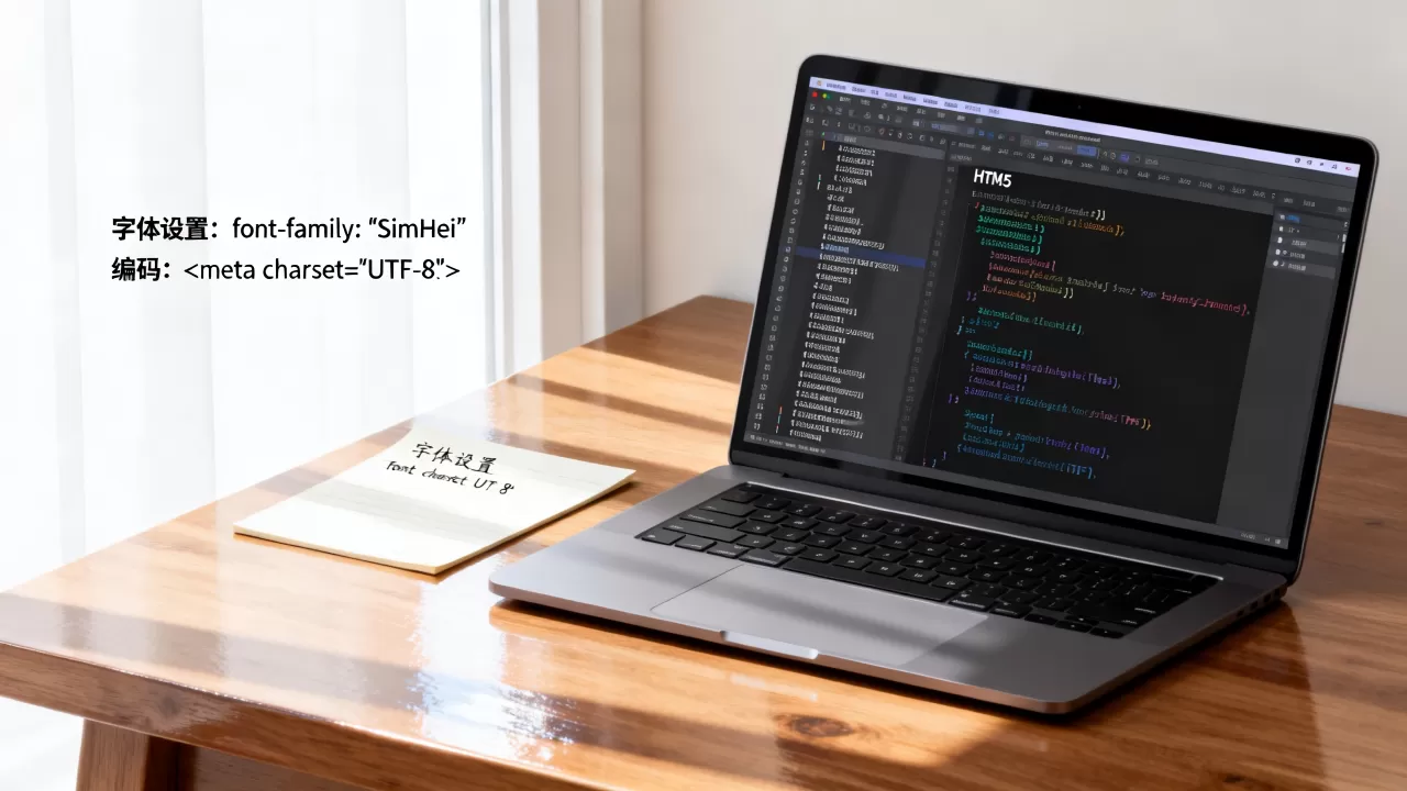 HTML5中文字排版乱码怎么办?如何设置中文字体 HTML5中文字排版乱码怎么办?如何设置中文字体