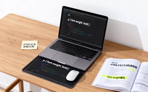 HTML5中文字怎么加粗？CSS font-weight属性用法详解