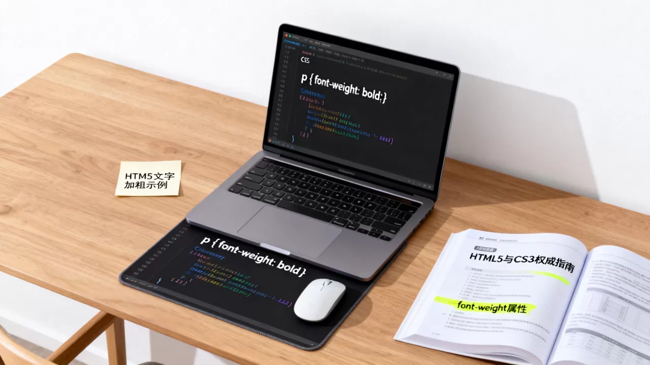HTML5中文字怎么加粗?CSS font-weight属性用法详解 HTML5中文字怎么加粗?CSS font-weight属性用法详解