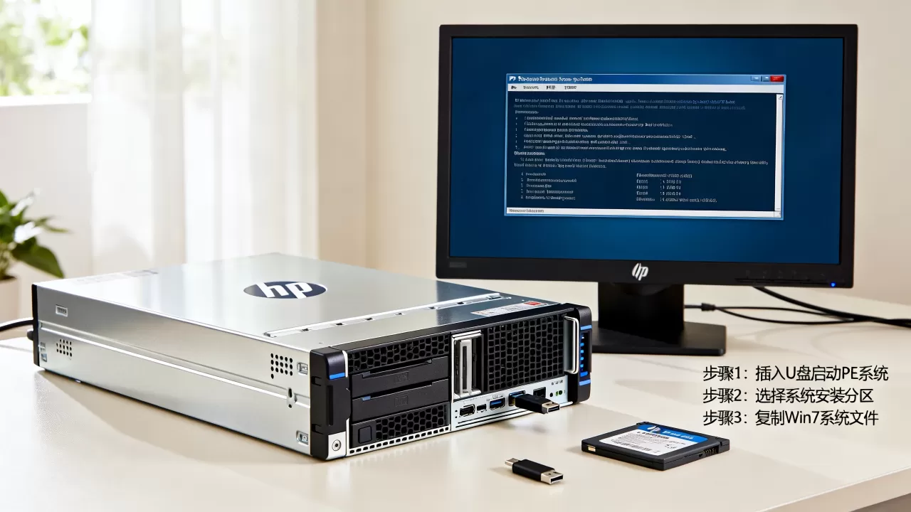 HP服务器PE系统如何安装Win7?win7系统安装教程 HP服务器PE系统如何安装Win7?win7系统安装教程
