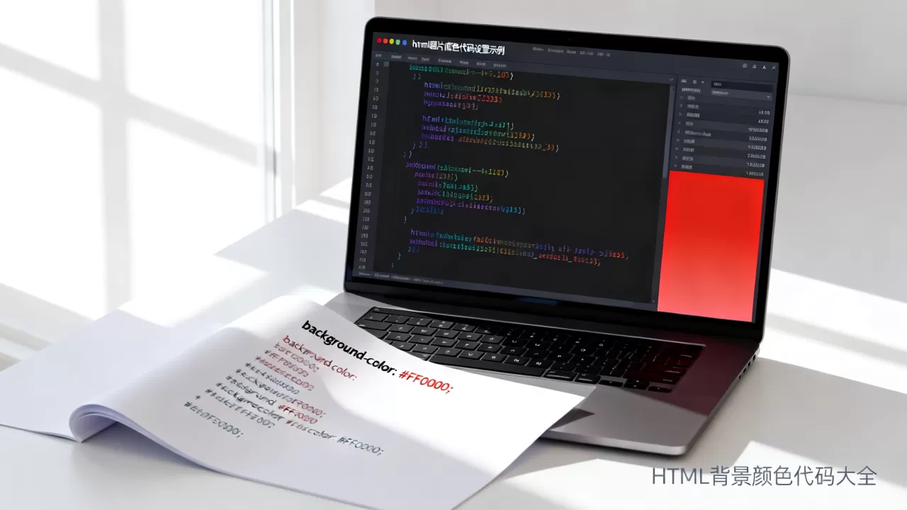 html图片底色代码怎么设置？html背景颜色代码大全