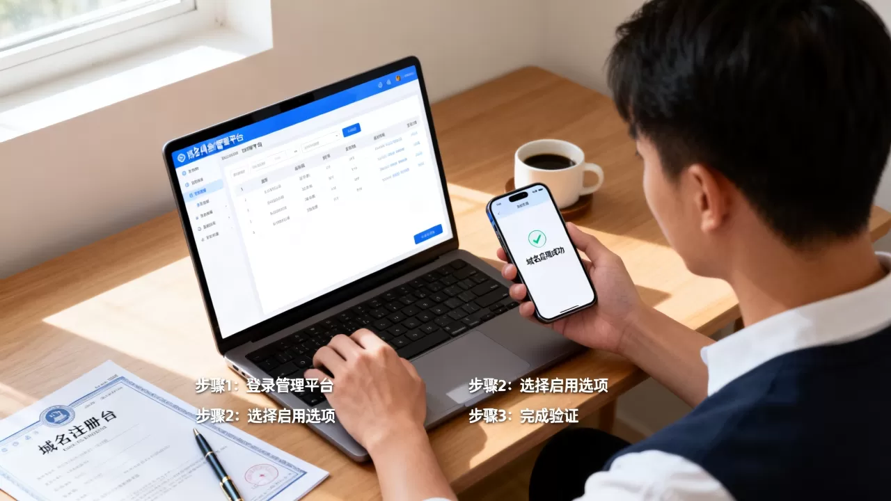 个人域名注册后怎么启用？域名注册后如何激活使用