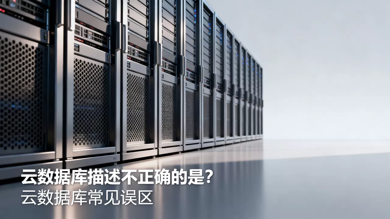 云数据库描述不正确的是？云数据库有哪些常见误区