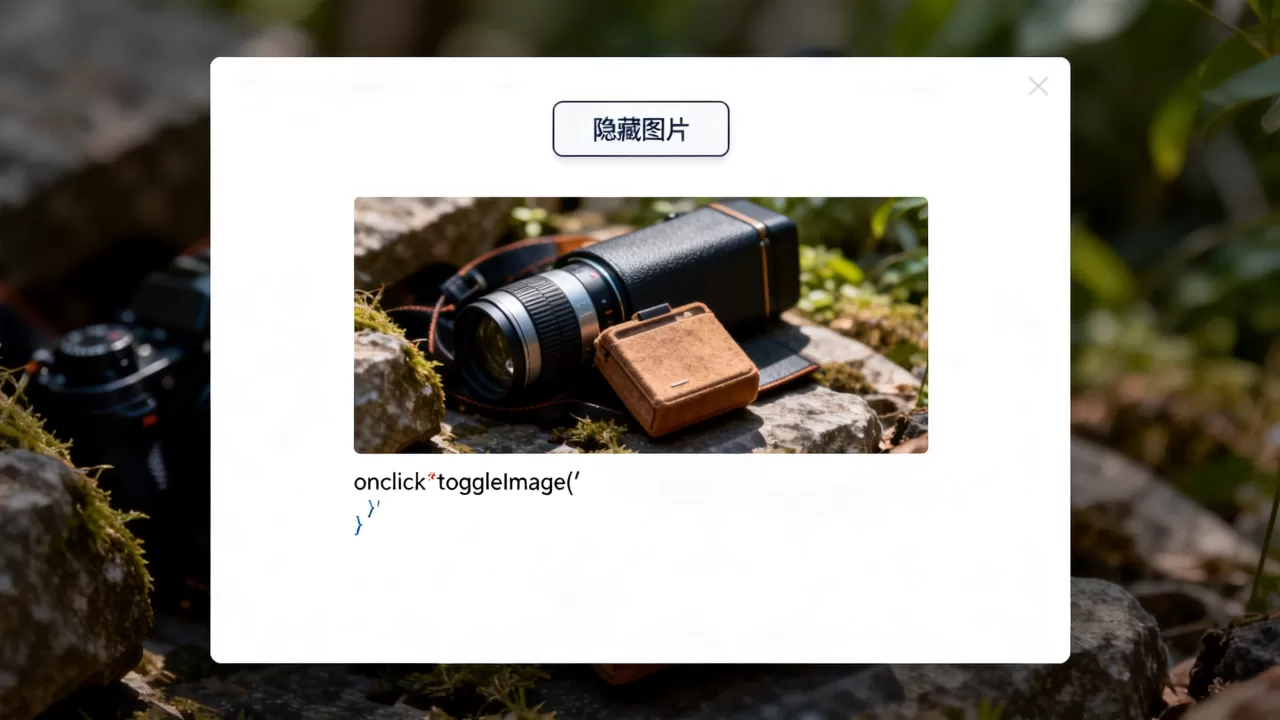 HTML单击如何隐藏图片?网页元素点击显示隐藏 HTML单击如何隐藏图片?网页元素点击显示隐藏