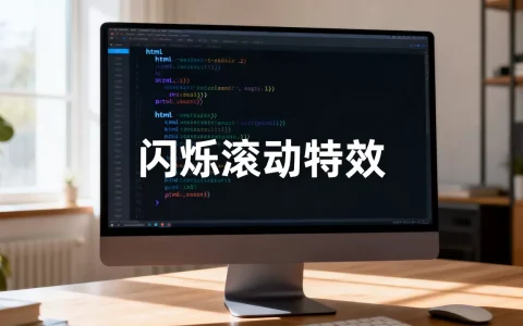 html特效文字怎么做？如何实现文字闪烁滚动特效