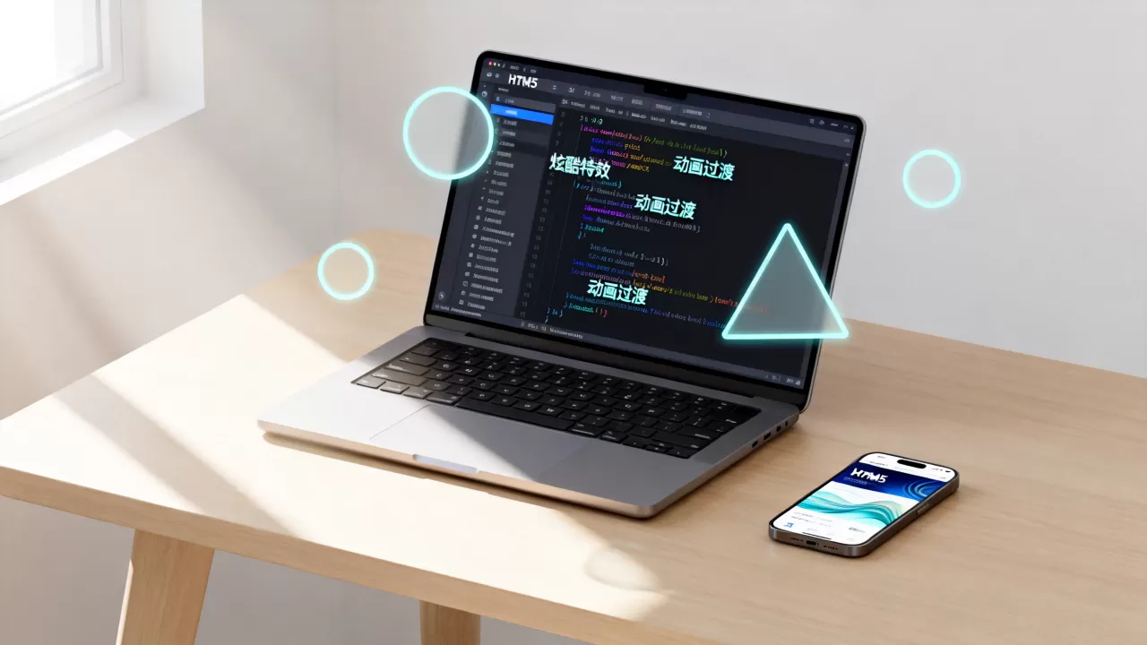html5网站如何做出炫酷效果？html5炫酷特效代码