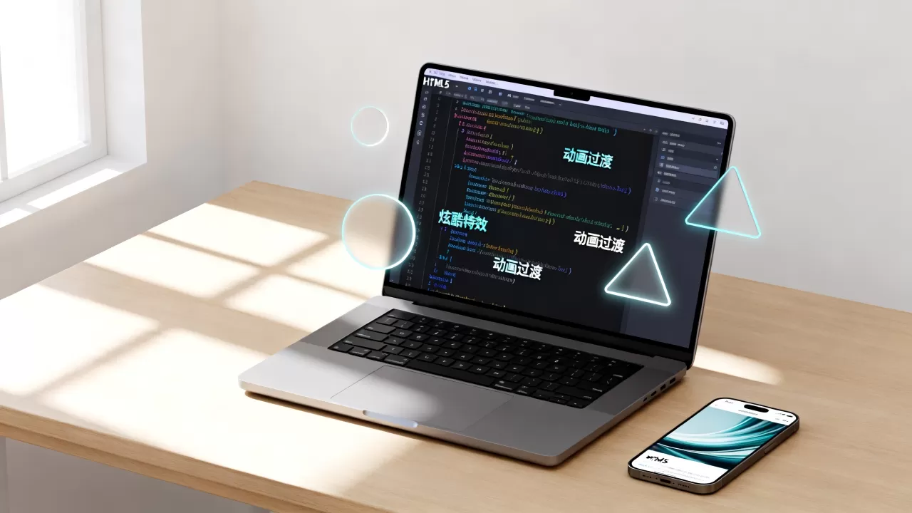 html5网站如何做出炫酷效果？html5炫酷特效代码