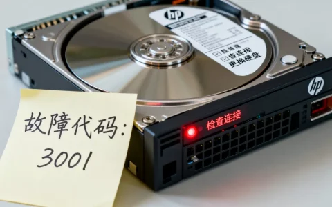 hp服务器硬盘闪红灯怎么办？服务器硬盘故障代码解读