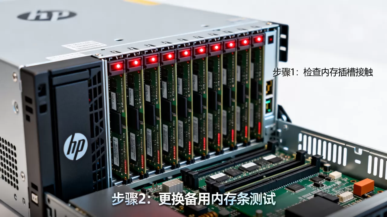 hp服务器内存指示灯亮红灯怎么办?如何排查故障 hp服务器内存指示灯亮红灯怎么办?如何排查故障