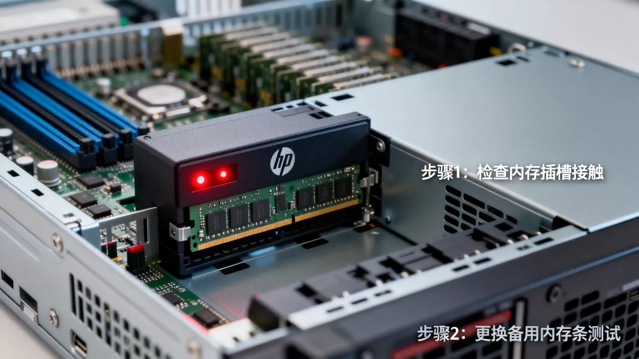 hp服务器内存指示灯亮红灯怎么办?如何排查故障 hp服务器内存指示灯亮红灯怎么办?如何排查故障