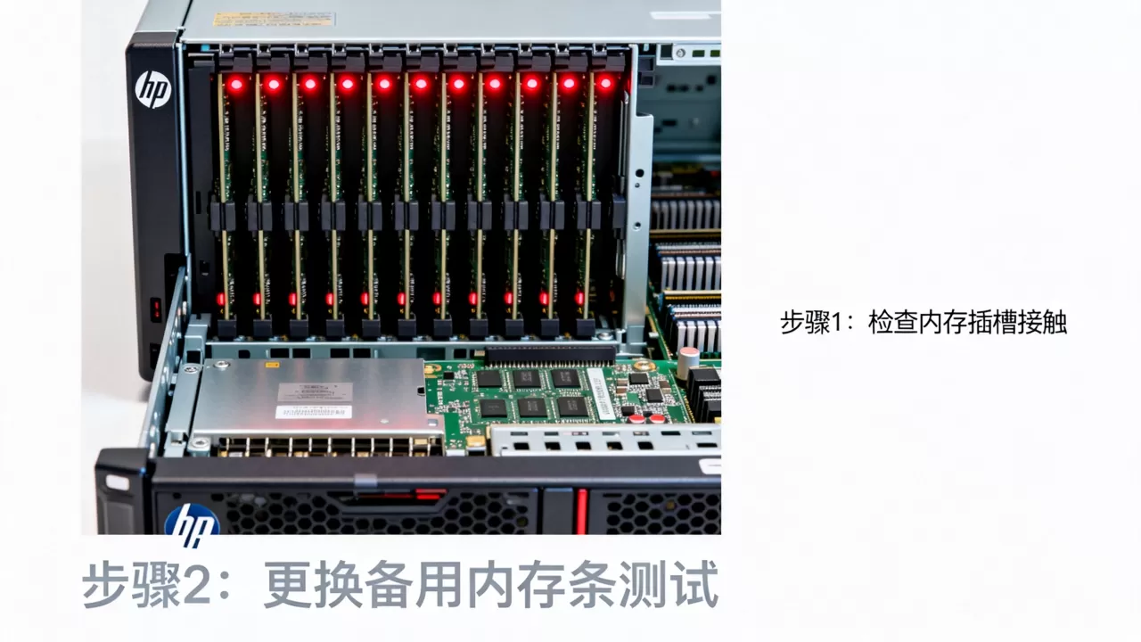 hp服务器内存指示灯亮红灯怎么办?如何排查故障 hp服务器内存指示灯亮红灯怎么办?如何排查故障