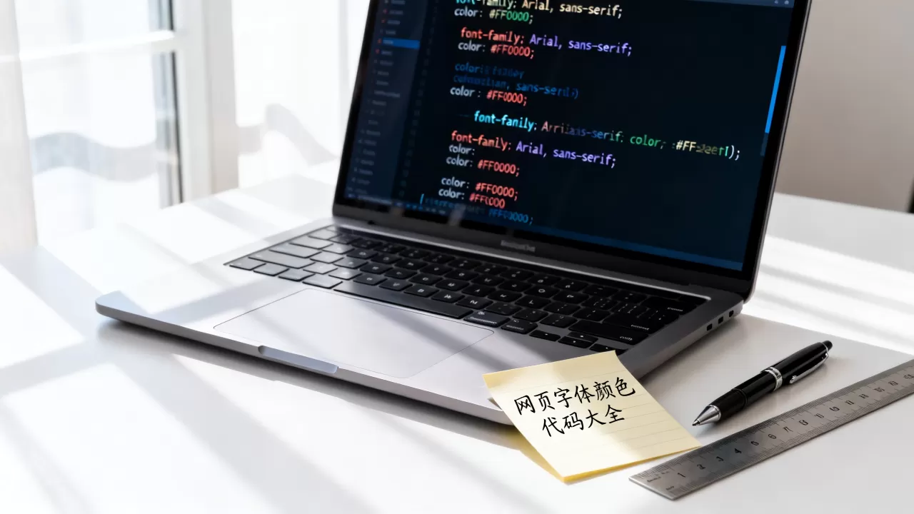 html文本字体代码怎么写？网页字体颜色代码大全