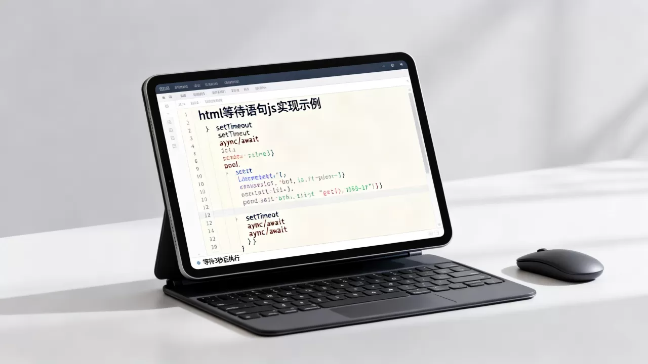 html等待语句js怎么实现?js等待几秒再执行 html等待语句js怎么实现?js等待几秒再执行