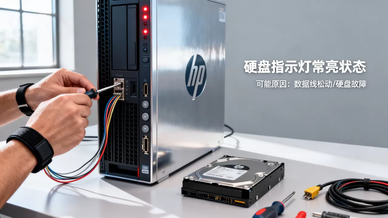 hp服务器硬盘灯常亮怎么回事?服务器硬盘灯常亮不亮怎么解决 hp服务器硬盘灯常亮怎么回事?服务器硬盘灯常亮不亮怎么解决
