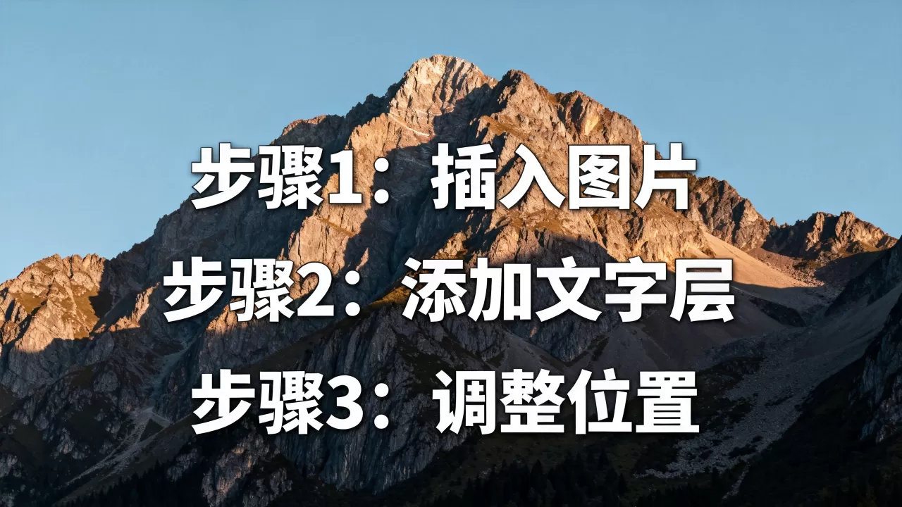 html图片山写字怎么做？html图片叠加文字教程