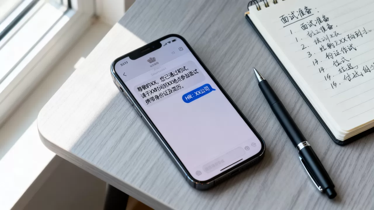 HR发短信通知面试是真是假？面试短信通知注意事项