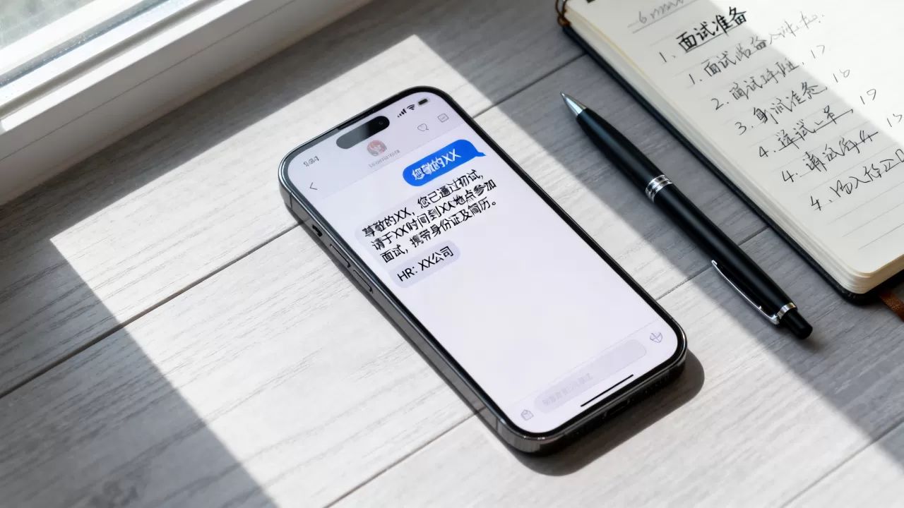 HR发短信通知面试是真是假？面试短信通知注意事项
