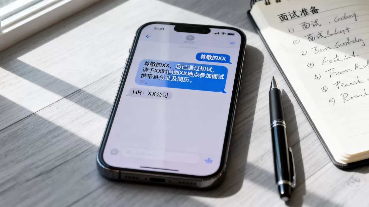 HR发短信通知面试是真是假？面试短信通知注意事项