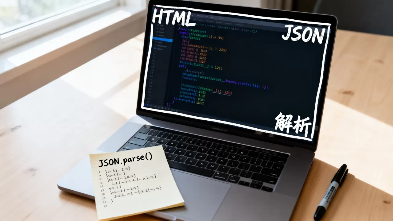 HTML里怎么包含JSON数据?json在html中如何解析 HTML里怎么包含JSON数据?json在html中如何解析