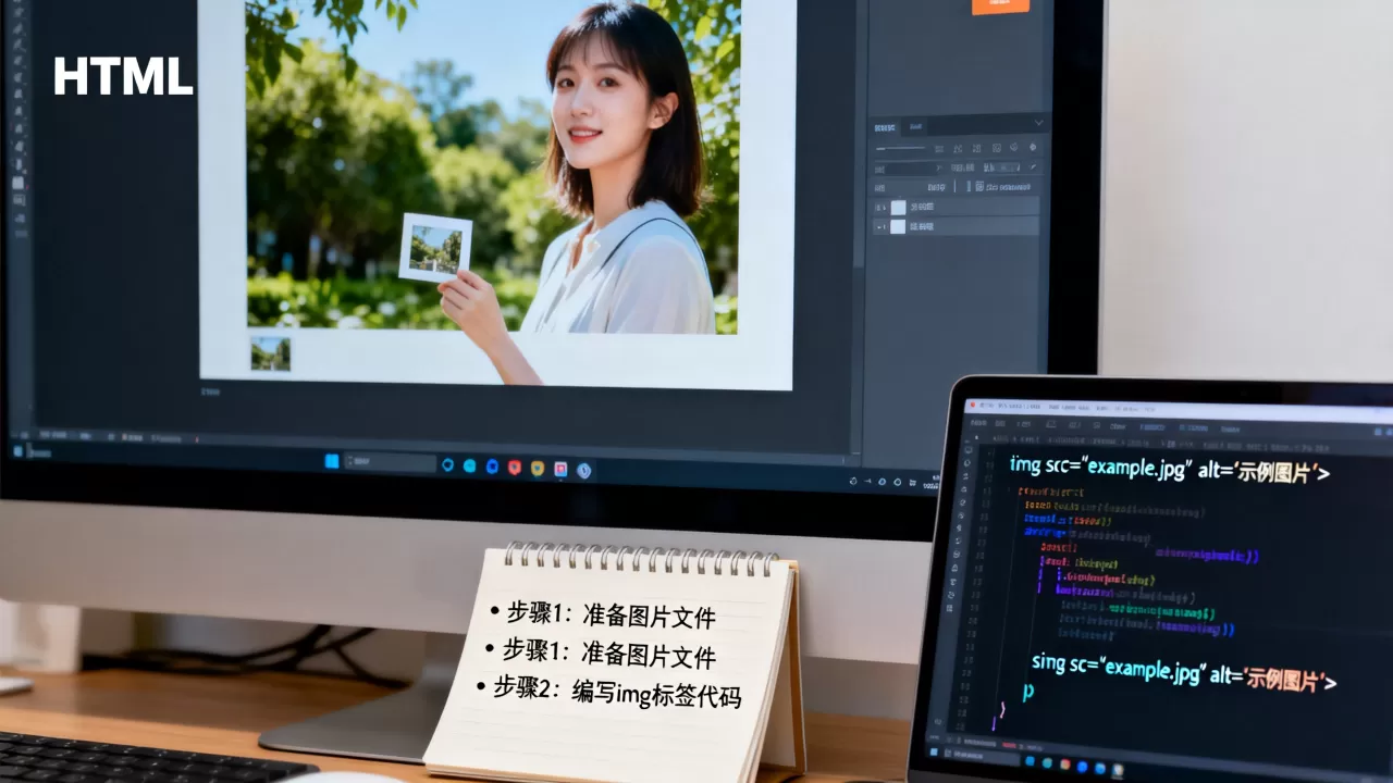 HTML图片展示怎么做？html图片展示代码怎么写