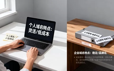 个人域名和企业域名有什么区别吗？个人域名和企业域名怎么选