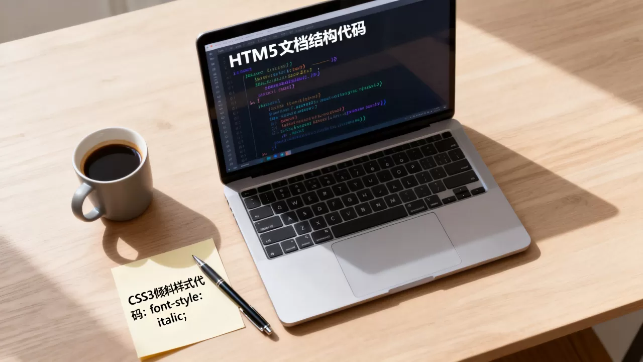 HTML5中字体如何倾斜？CSS3实现文字倾斜的样式代码