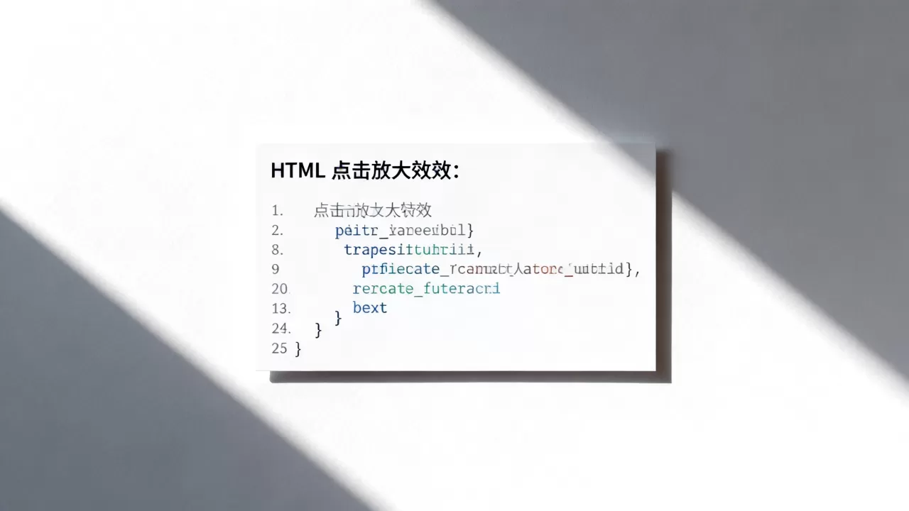 点击HTML图片如何放大?html点击图片放大特效代码 点击HTML图片如何放大?html点击图片放大特效代码