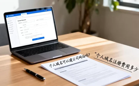 个人域名可以建公司网站吗？个人域名注册费用多少
