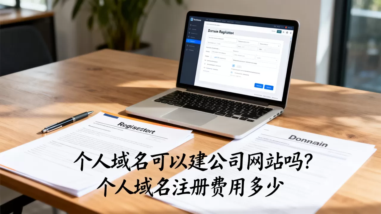 个人域名可以建公司网站吗？个人域名注册费用多少