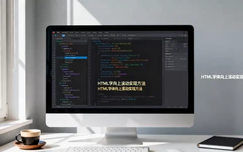 HTML字体如何实现往上滚动？css文字向上滚动代码