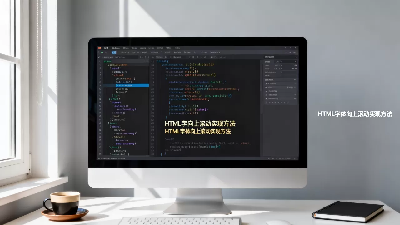 HTML字体如何实现往上滚动?css文字向上滚动代码 HTML字体如何实现往上滚动?css文字向上滚动代码
