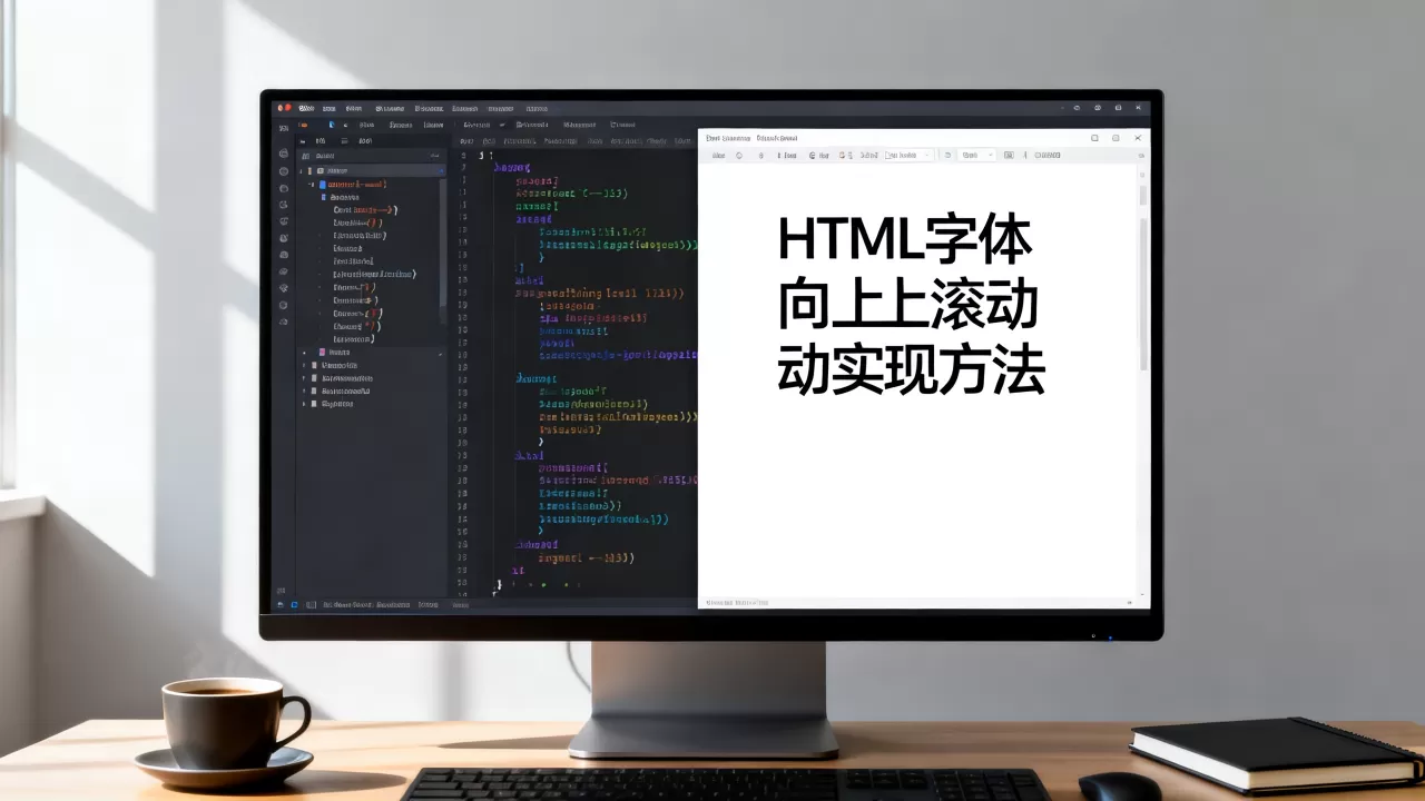 HTML字体如何实现往上滚动?css文字向上滚动代码 HTML字体如何实现往上滚动?css文字向上滚动代码
