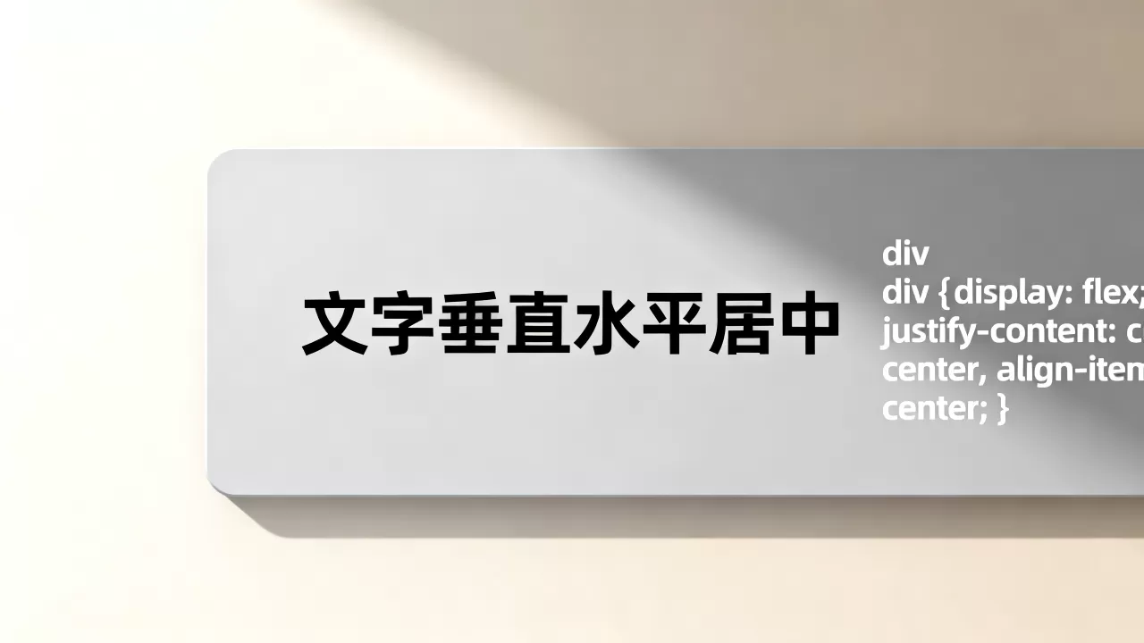 HTML文字如何居中设置?div中文字垂直水平居中代码 HTML文字如何居中设置?div中文字垂直水平居中代码