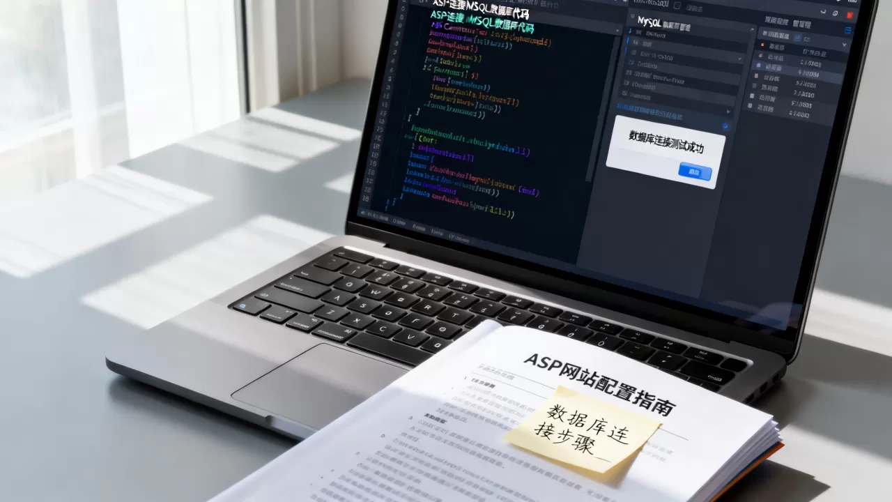 ASP网站怎么配置mysql数据库连接？asp连接mysql数据库代码