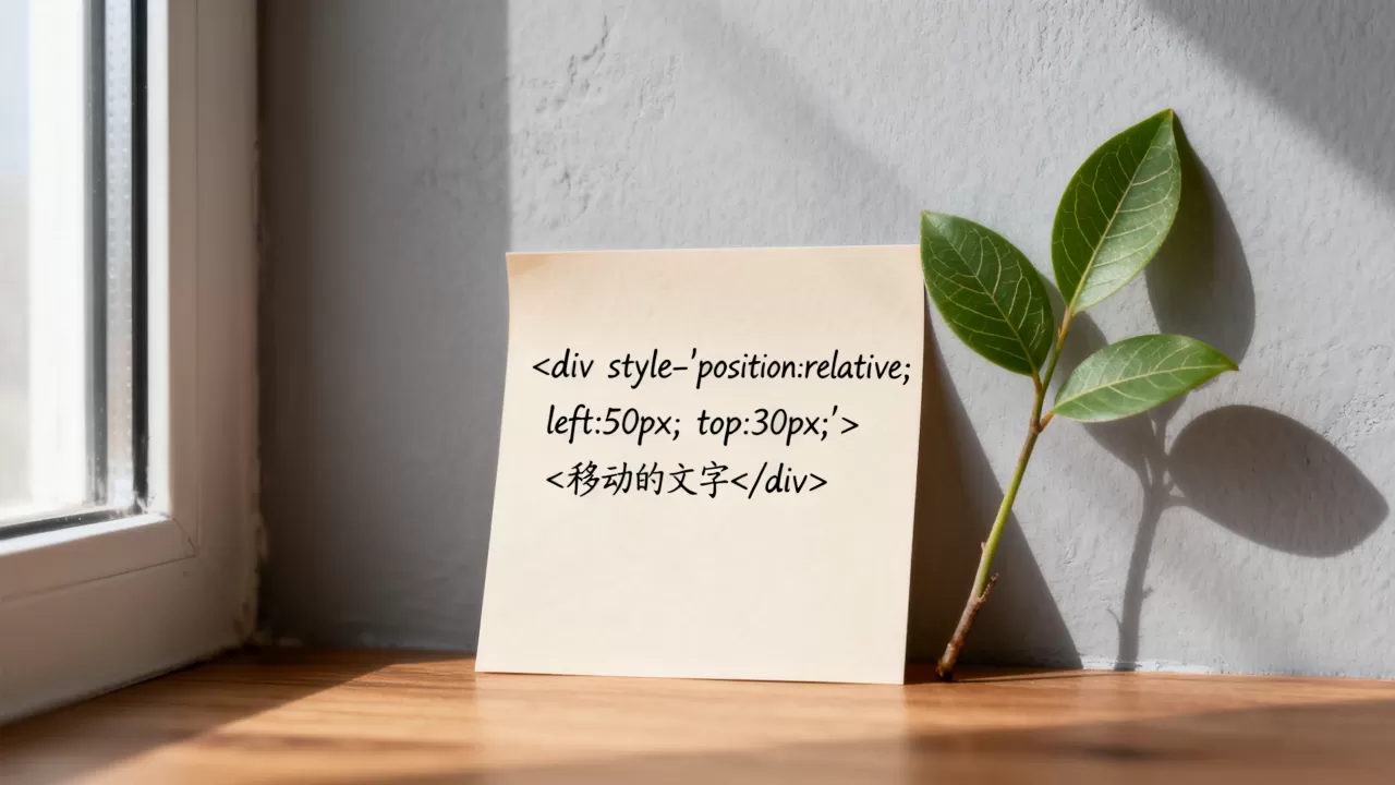 html怎么让字体移动?html字体位置调整代码 html怎么让字体移动?html字体位置调整代码