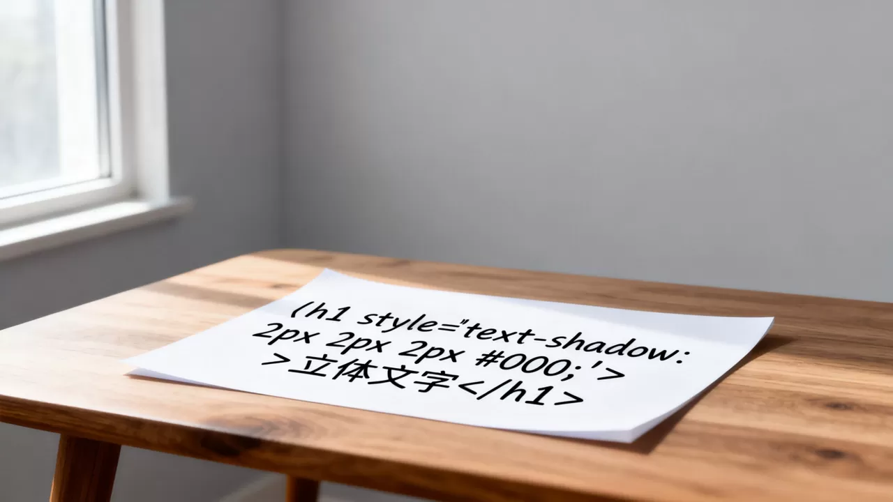 如何用HTML代码制作立体文字?html立体文字代码怎么写 如何用HTML代码制作立体文字?html立体文字代码怎么写