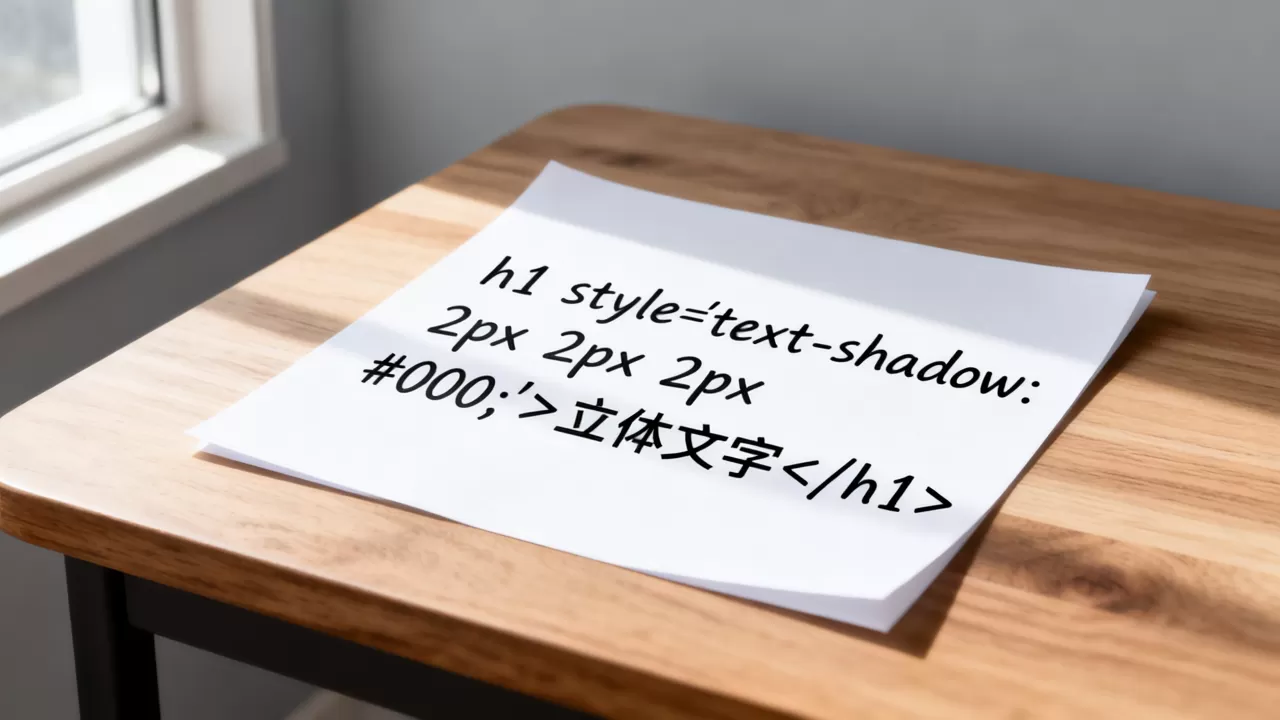 如何用HTML代码制作立体文字?html立体文字代码怎么写 如何用HTML代码制作立体文字?html立体文字代码怎么写