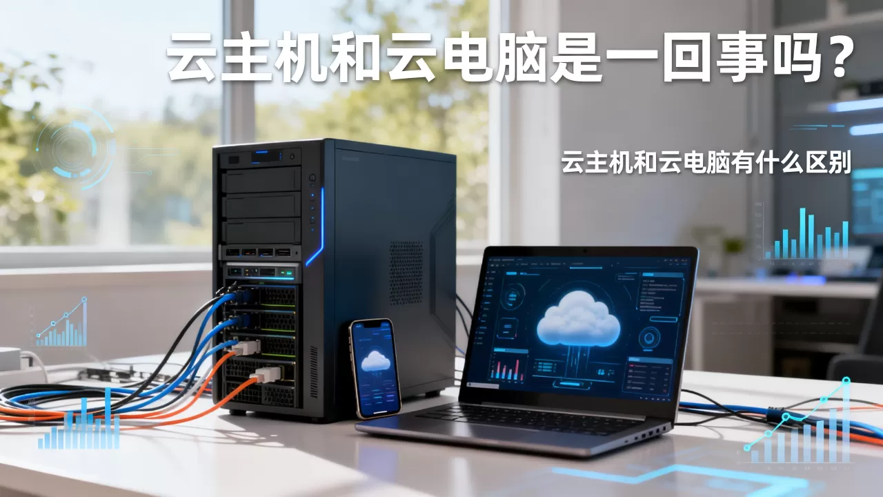 云主机和云电脑是一回事吗？云主机和云电脑有什么区别