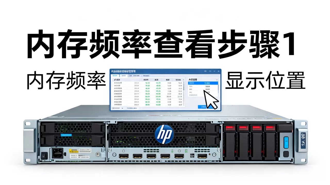 hp服务器怎么看内存频率？如何查看内存频率