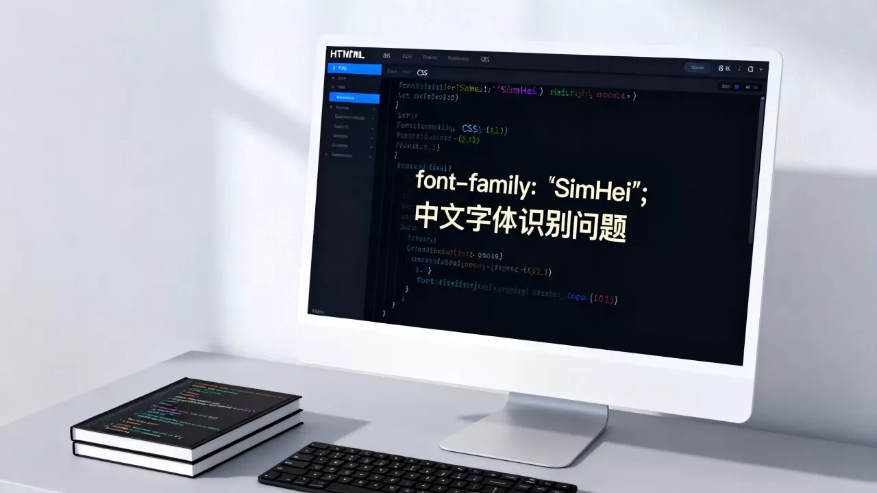 HTML为什么无法识别中文字体？CSS字体不生效怎么解决