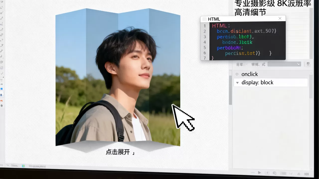 HTML点击展开图片怎么做?前端实现图片点击展开特效 HTML点击展开图片怎么做?前端实现图片点击展开特效