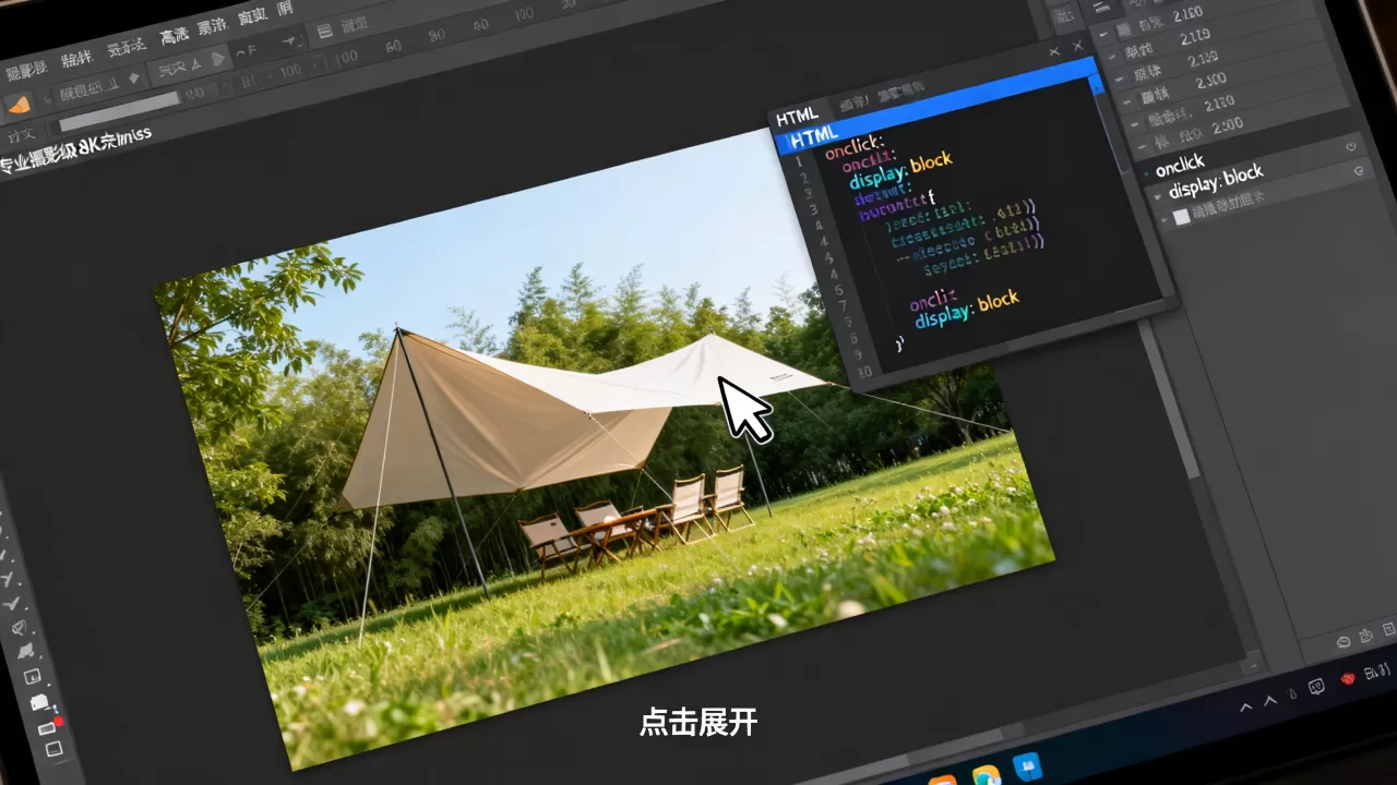 HTML点击展开图片怎么做?前端实现图片点击展开特效 HTML点击展开图片怎么做?前端实现图片点击展开特效