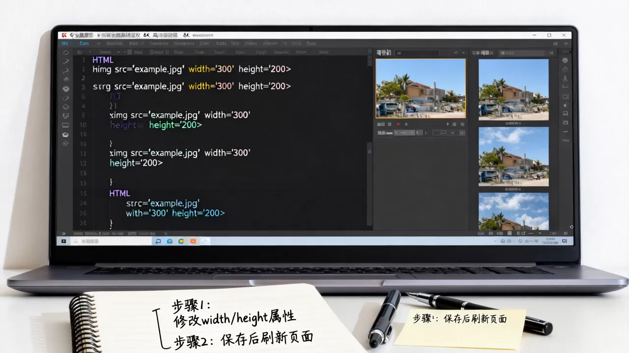 html图片尺寸怎么调？html图片大小修改方法