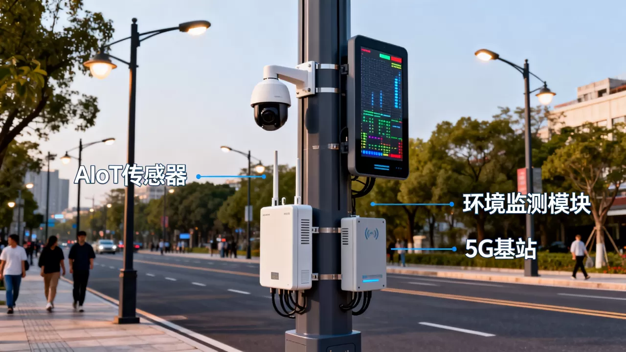 AIoT技术如何赋能多功能杆?智慧城市多功能杆建设方案 AIoT技术如何赋能多功能杆?智慧城市多功能杆建设方案