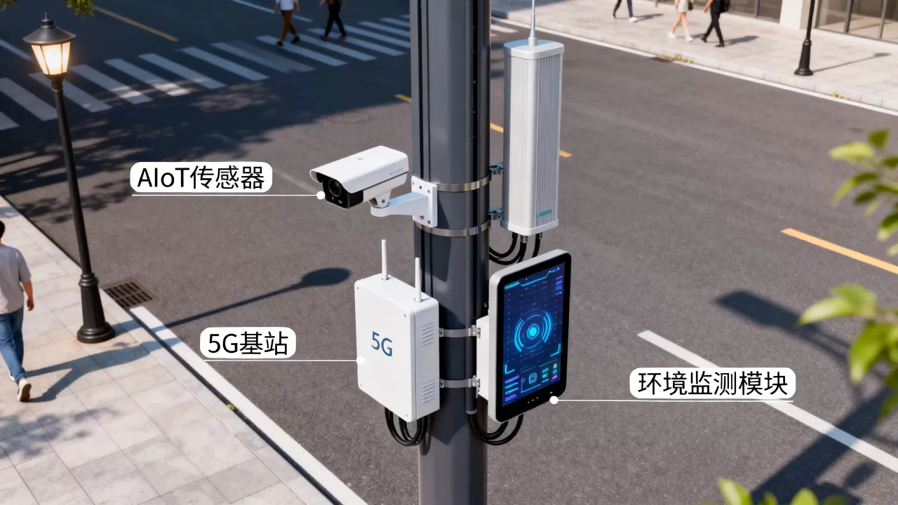 AIoT技术如何赋能多功能杆?智慧城市多功能杆建设方案 AIoT技术如何赋能多功能杆?智慧城市多功能杆建设方案