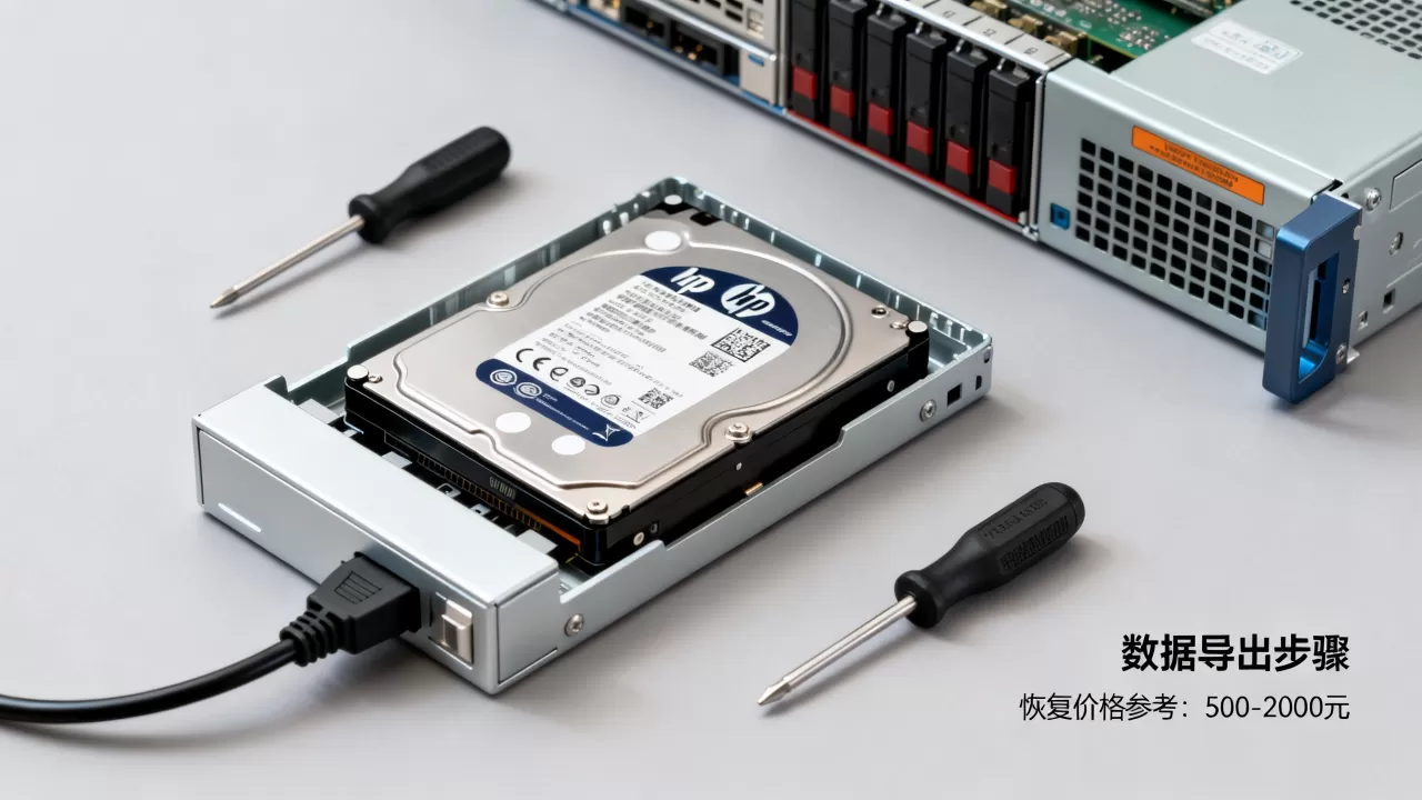 HP服务器硬盘数据如何导出？硬盘数据恢复价格