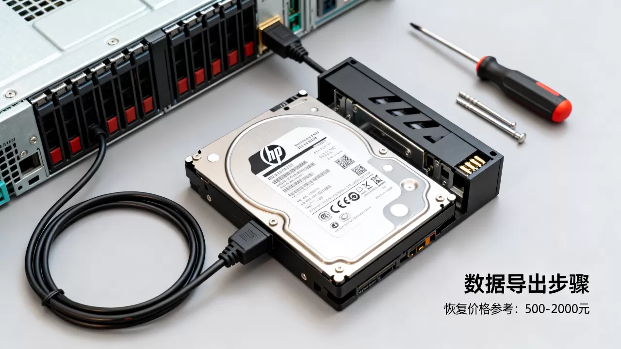 HP服务器硬盘数据如何导出？硬盘数据恢复价格