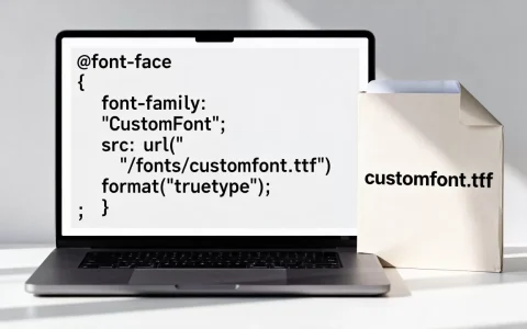html字体导入路径怎么设置？@font-face引入自定义字体
