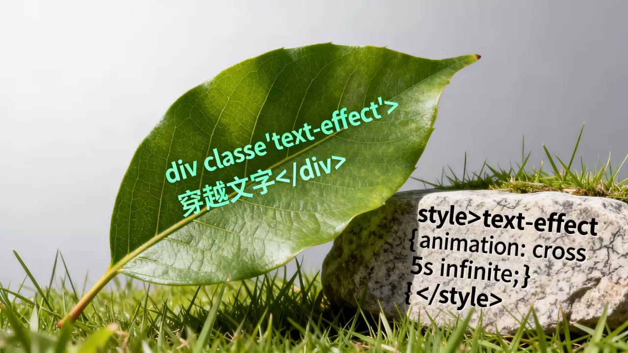 html穿越文字怎么做?html文字特效代码怎么写 html穿越文字怎么做?html文字特效代码怎么写